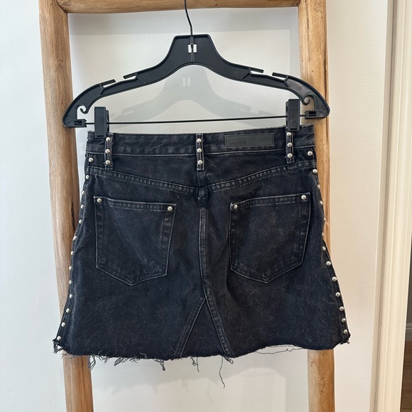 GRLFRND Eva A-Frame Studded Gussett Skirt - Picture 7 of 8